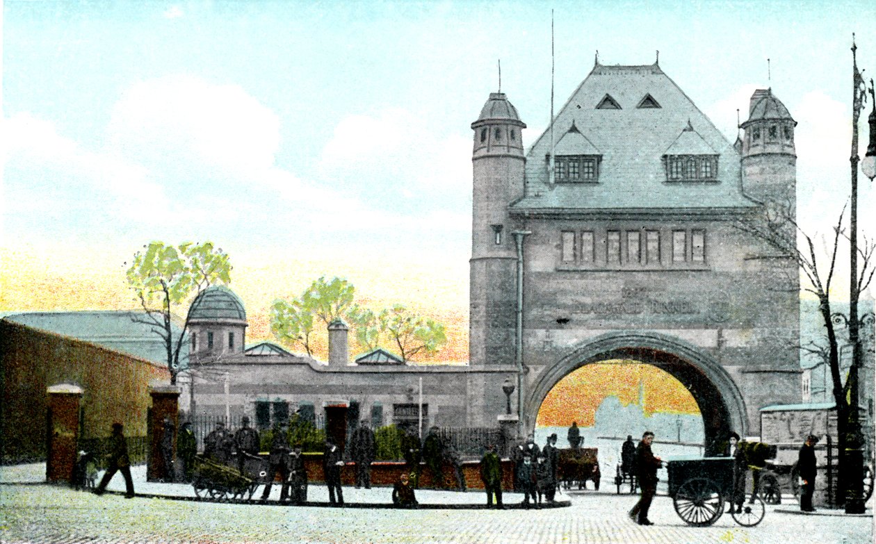 Nordindgang, Blackwall Tunnel, London, 20. århundrede af Unbekannt