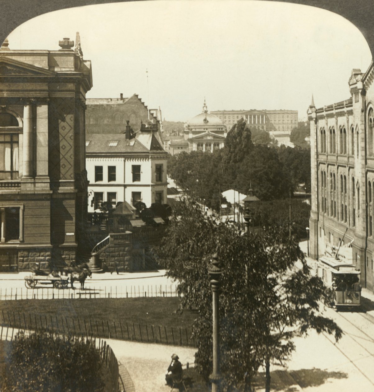 Norges fine hovedstad, Christiania, Norge, c1905. af Unbekannt