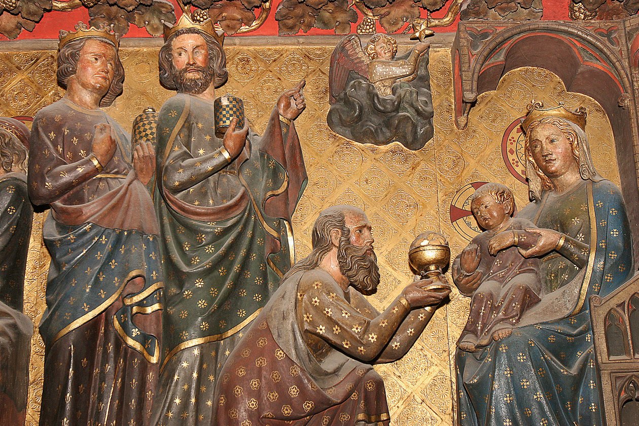 Notre Dame de Paris katedralskulptur: Epiphany, Paris, Frankrig af Unbekannt