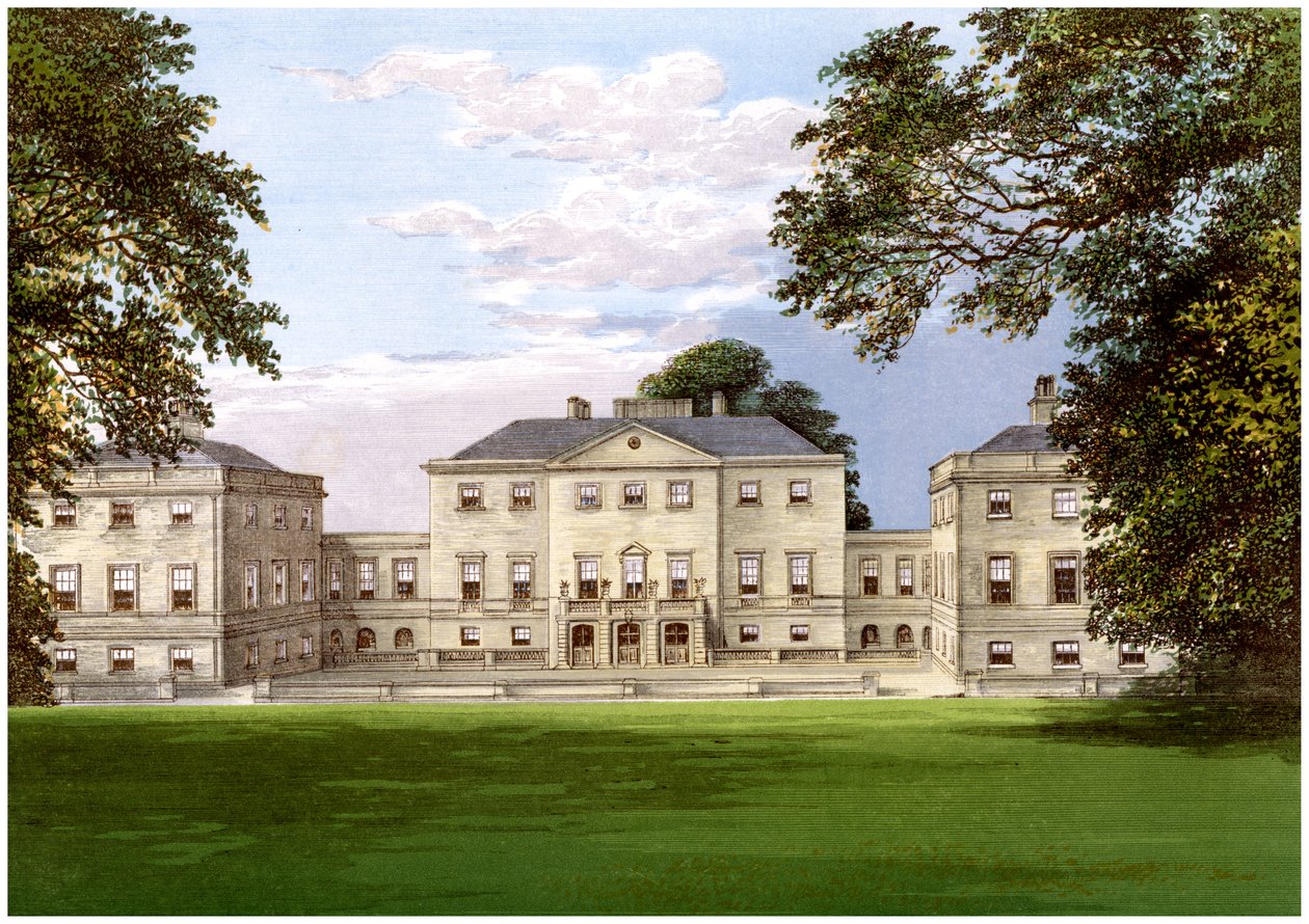 Nuneham Park, Oxfordshire, hjemsted for familien Harcourt, c1880 af Unbekannt