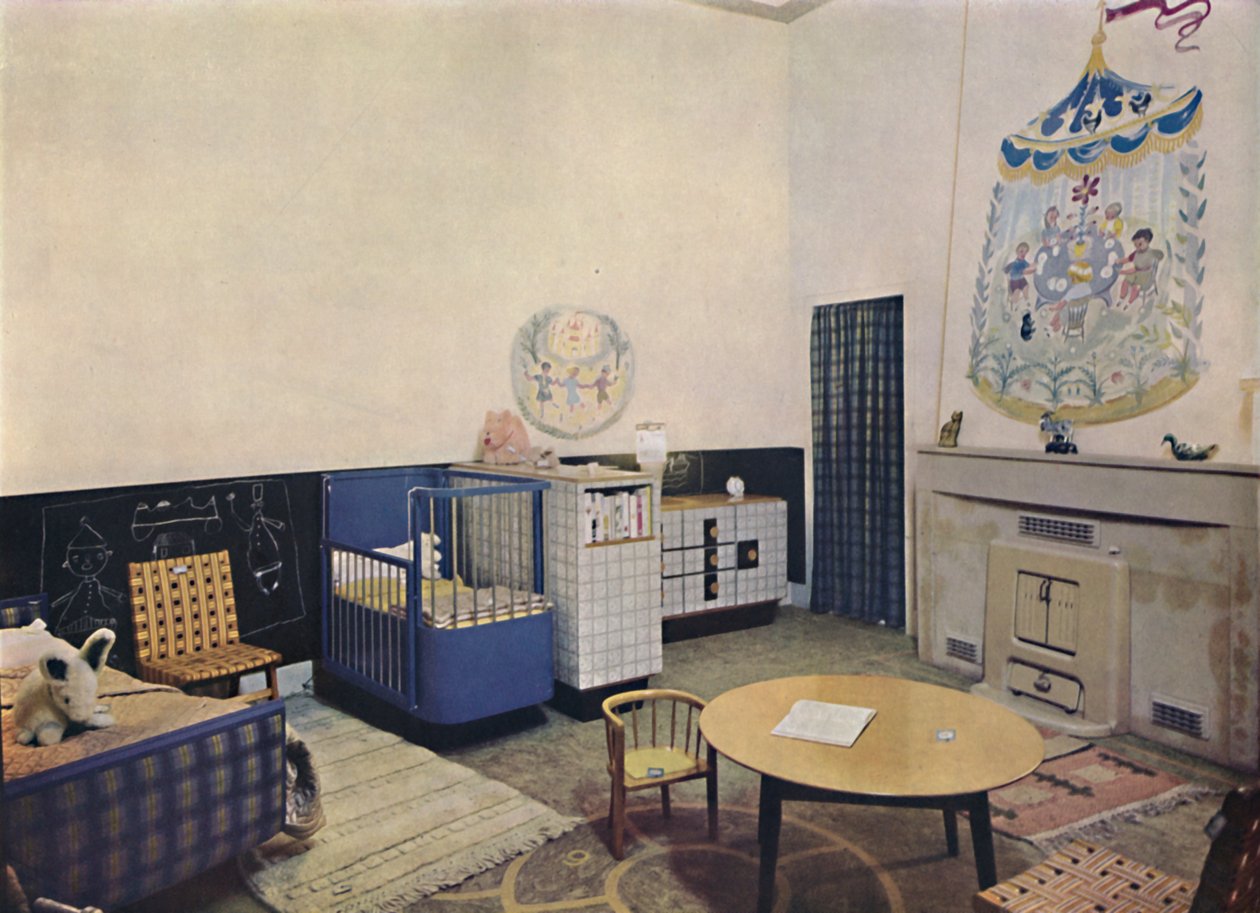 Børnehave designet af Esmé Gordon, A.R.I.B.A., A.R.I.A.S., c1945 af Unbekannt
