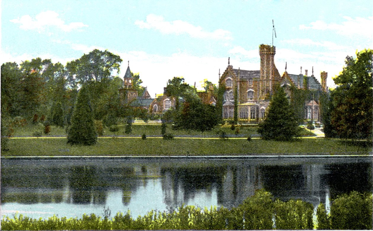 Oakley Court, nær Bray, Berkshire, 20. århundrede af Unbekannt