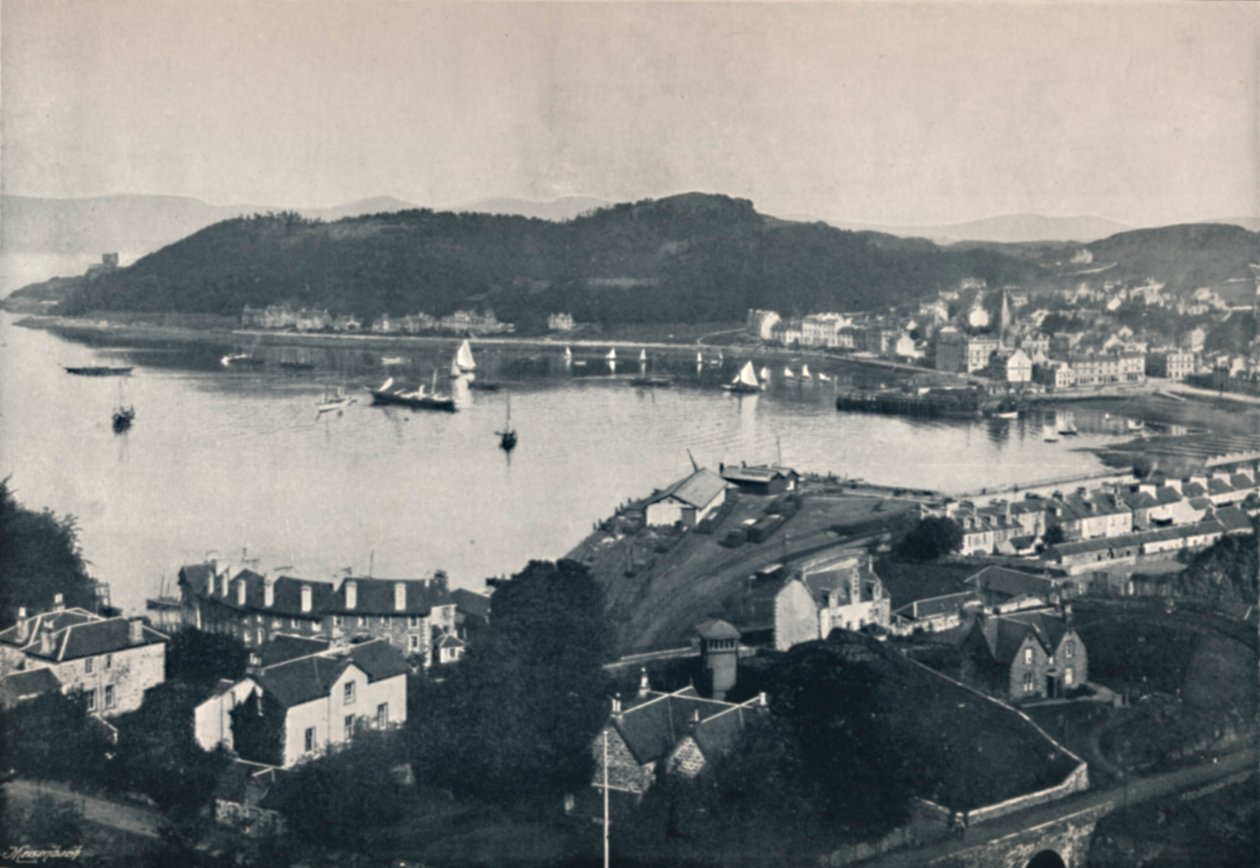 Oban - The Town and the Bay, 1895 af Unbekannt