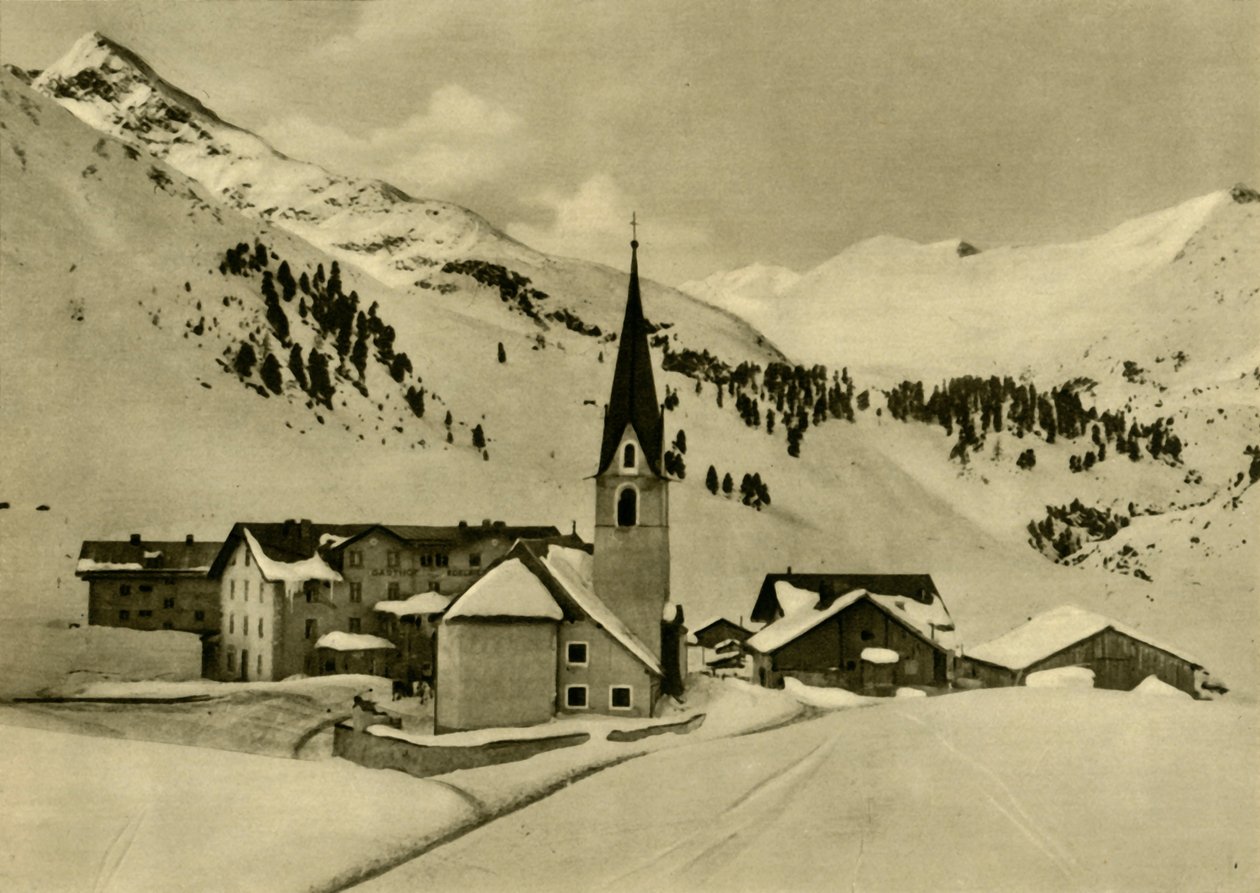Obergurgl, Tyrol, Østrig, c1935. af Unbekannt