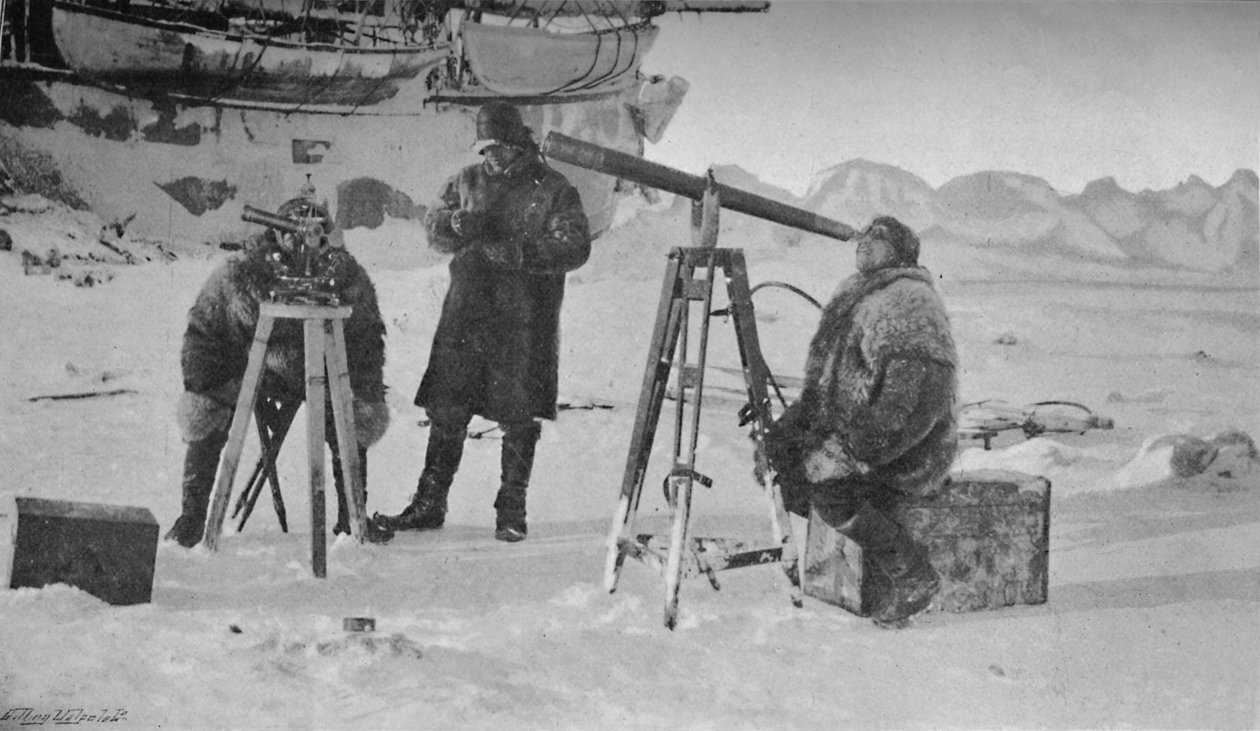 Observerer Solformørkelsen, 6. april 1894, 1897 af Unbekannt