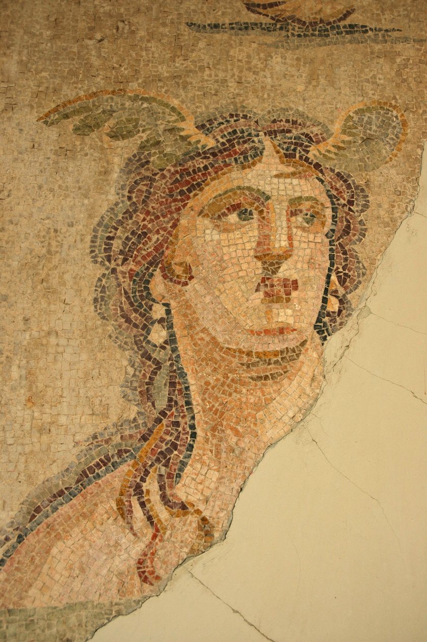 Oceanus og Thetis Mosaic, fra Iskenderum, Tyrkiet af Unbekannt