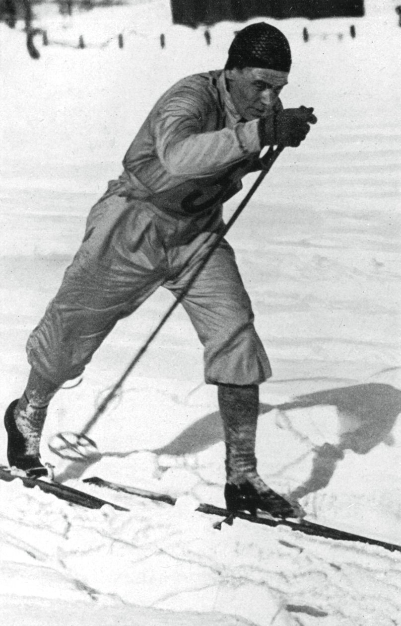 Oddbjorn Hagen, norsk langrendsløber, vinter-OL, Garmisch-Partenkirchen, 1936 af Unbekannt