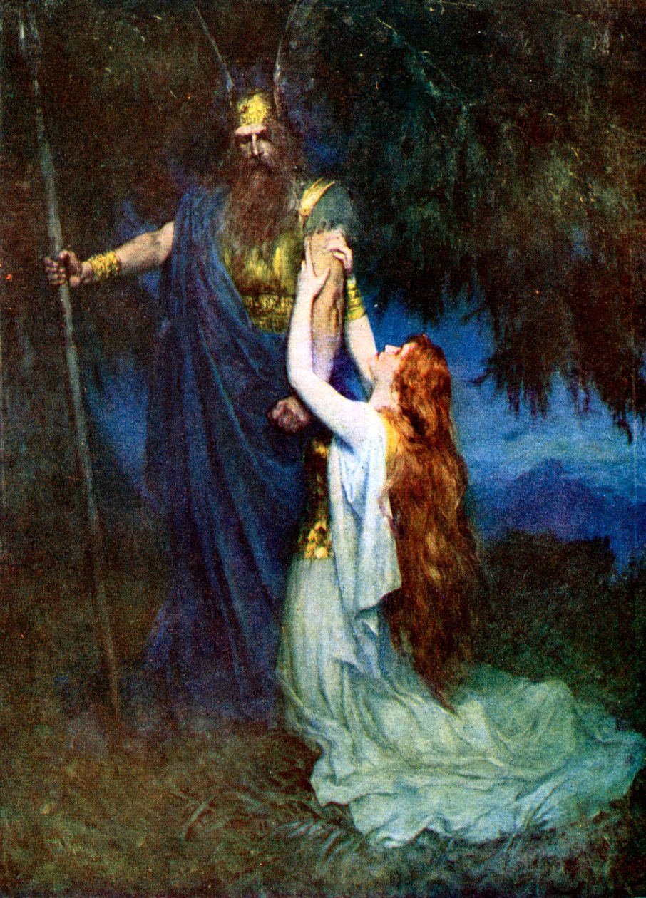 Odin og Brunhilde af Unbekannt