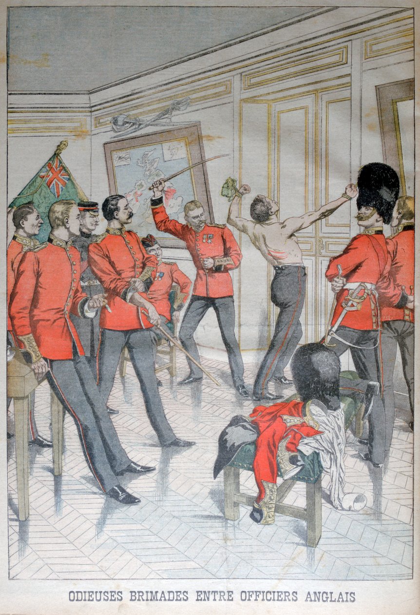 Afskyelig opførsel mellem engelske officerer, 1903 af Unbekannt