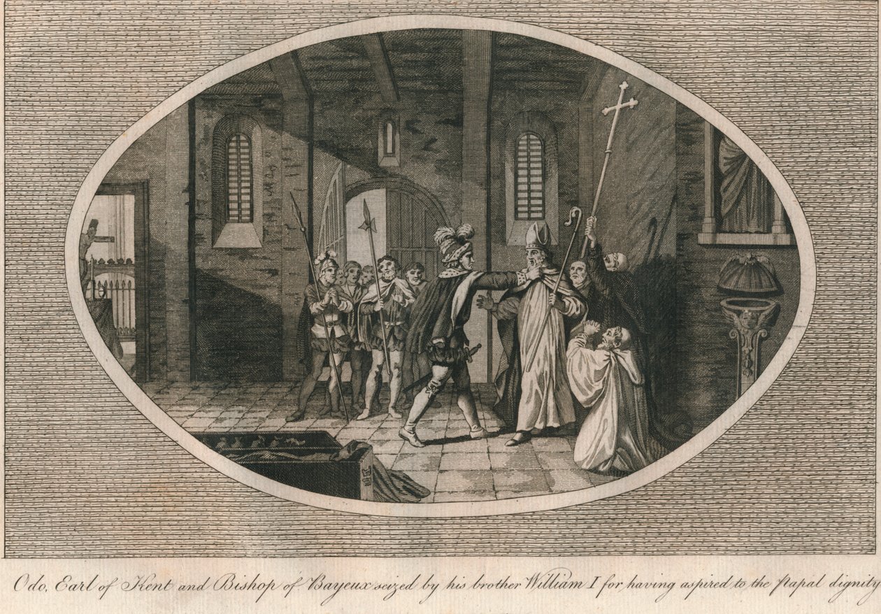 Odo, jarl af Kent og biskop af Bayeux, beslaglagt af sin bror William I, 1082 1793 af Unbekannt