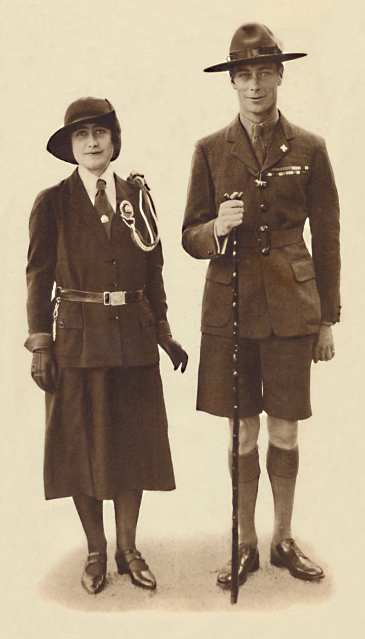 Afsted til et stævne af spejdere og guider, c1931 1937 af Unbekannt