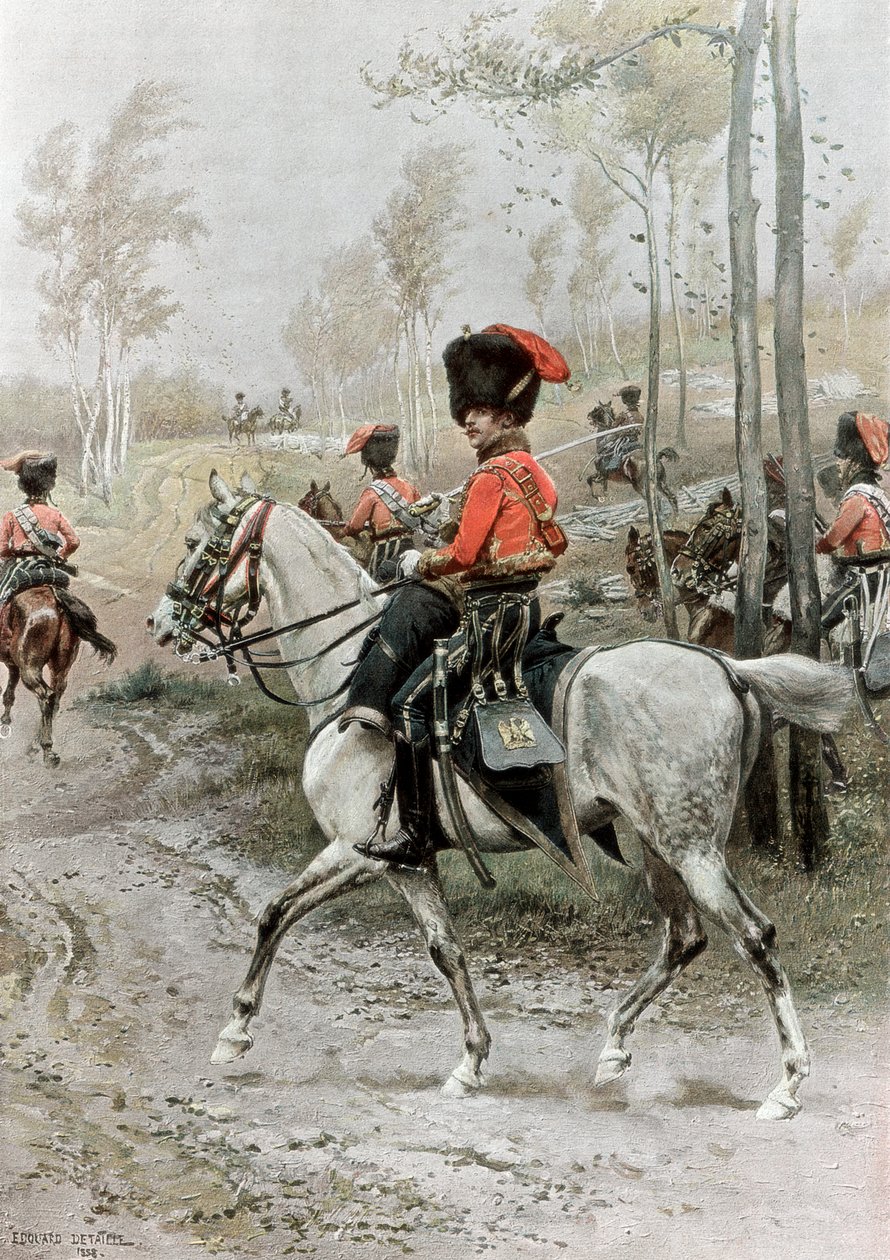 Officer af Husarer, 1889 af Unbekannt
