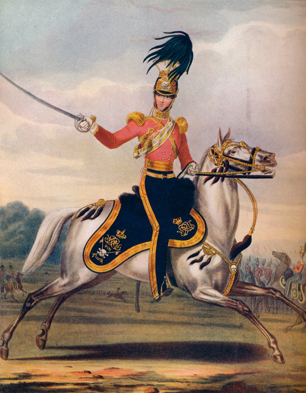 Officer af de 17. Lancers, c1833. 1914 af Unbekannt