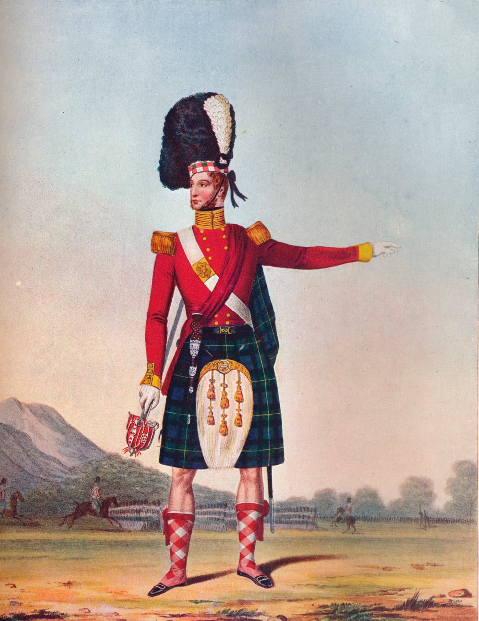 Officer for 92nd Highland Regiment of Foot, c1833. 1914 af Unbekannt