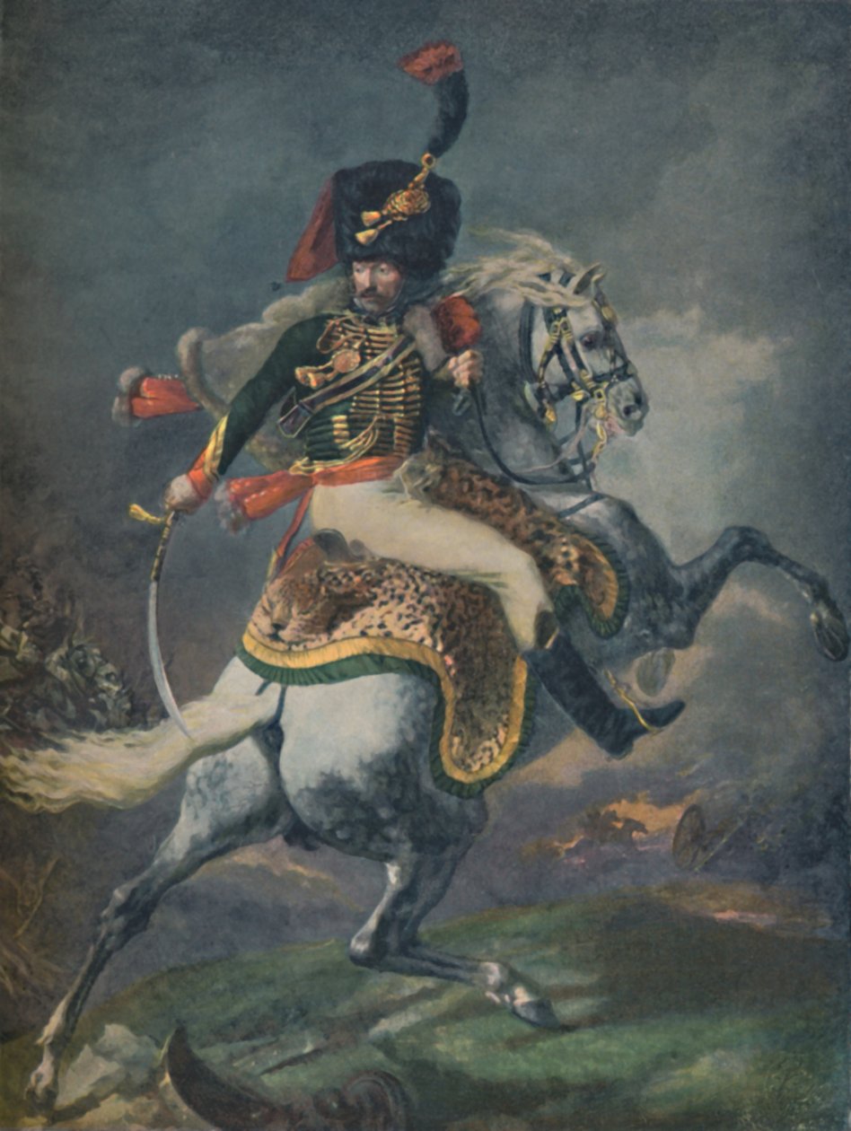 Officer for de monterede chasseurs lade. Imperial Guard, c1812, 1896. af Unbekannt