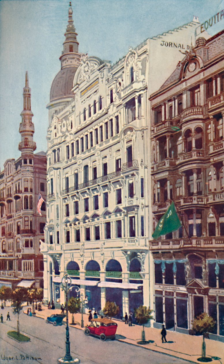 Kontorer for Jornal do Commercio, Avenida Rio Branco, 1914 af Unbekannt