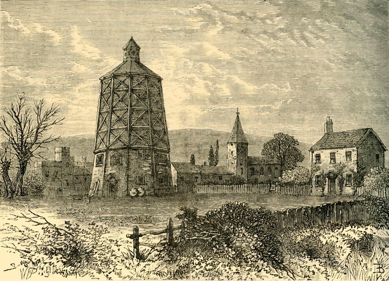 Old Battersea Mill, omkring 1800, c1878. af Unbekannt
