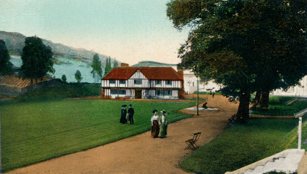 Old English Garden, Imperial International Exhibition, London, 1909 af Unbekannt