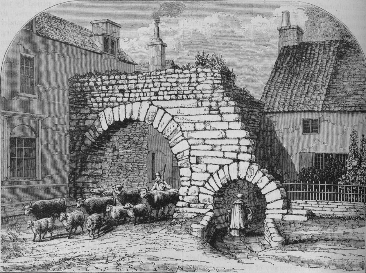 Old Gate ved Lincoln, c1880 af Unbekannt