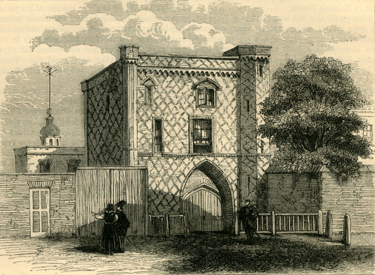 Old Gateway ved Stepney, c1872. af Unbekannt