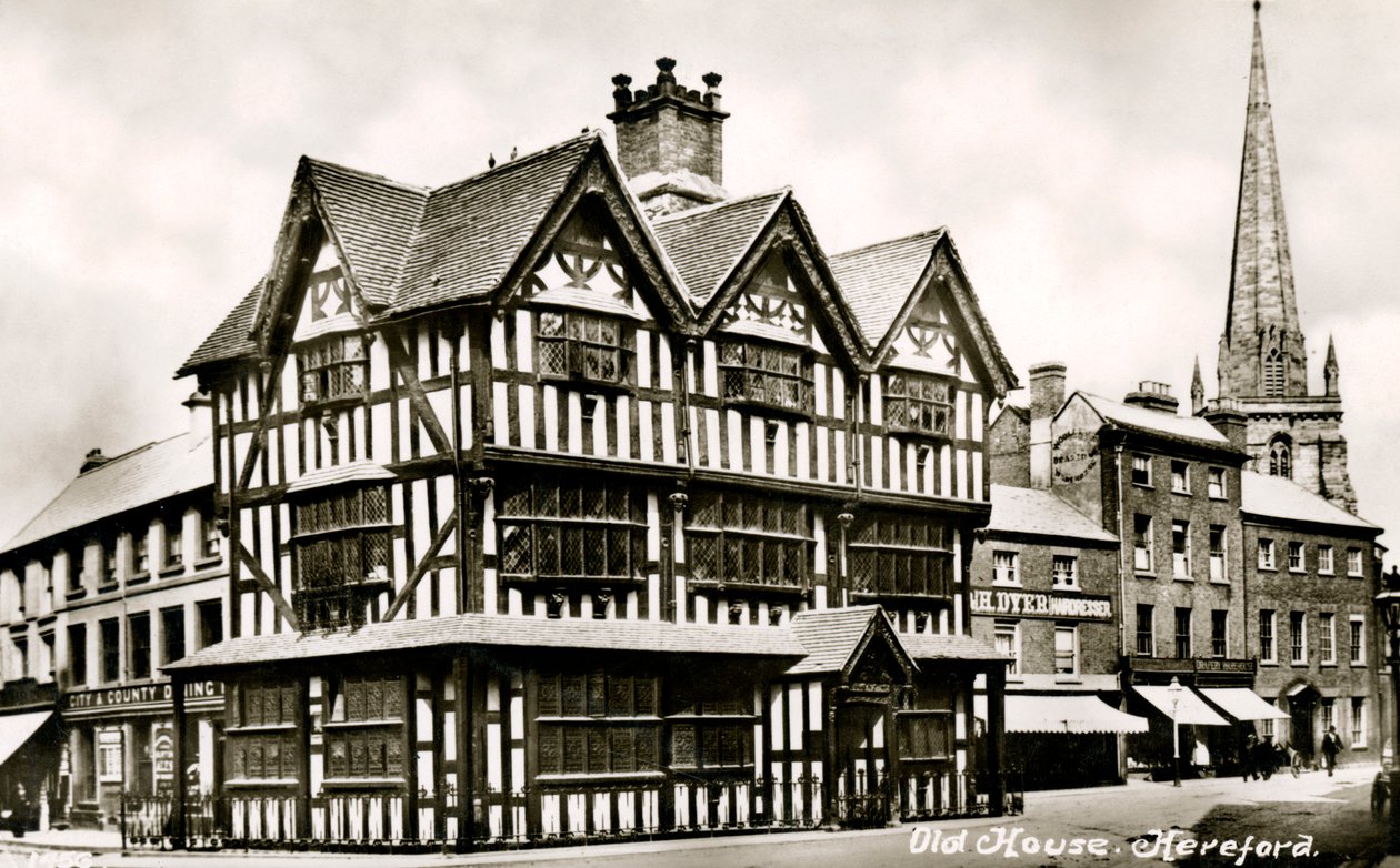 Old House, Hereford, Herefordshire, begyndelsen af det 20. århundrede af Unbekannt