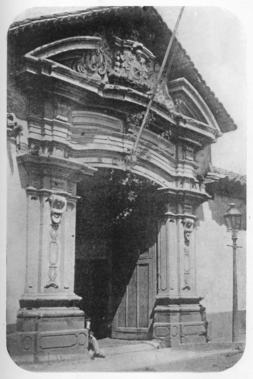 Old Santiago - Et af de få huse tilbage, bygget under den spanske besættelse af 1750-1810, 1911 af Unbekannt