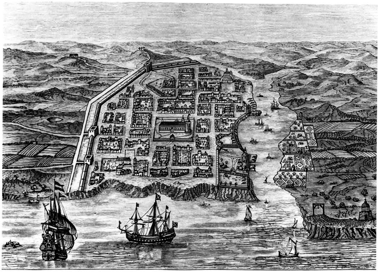 Gamle Santo Domingo by, 1873 af Unbekannt
