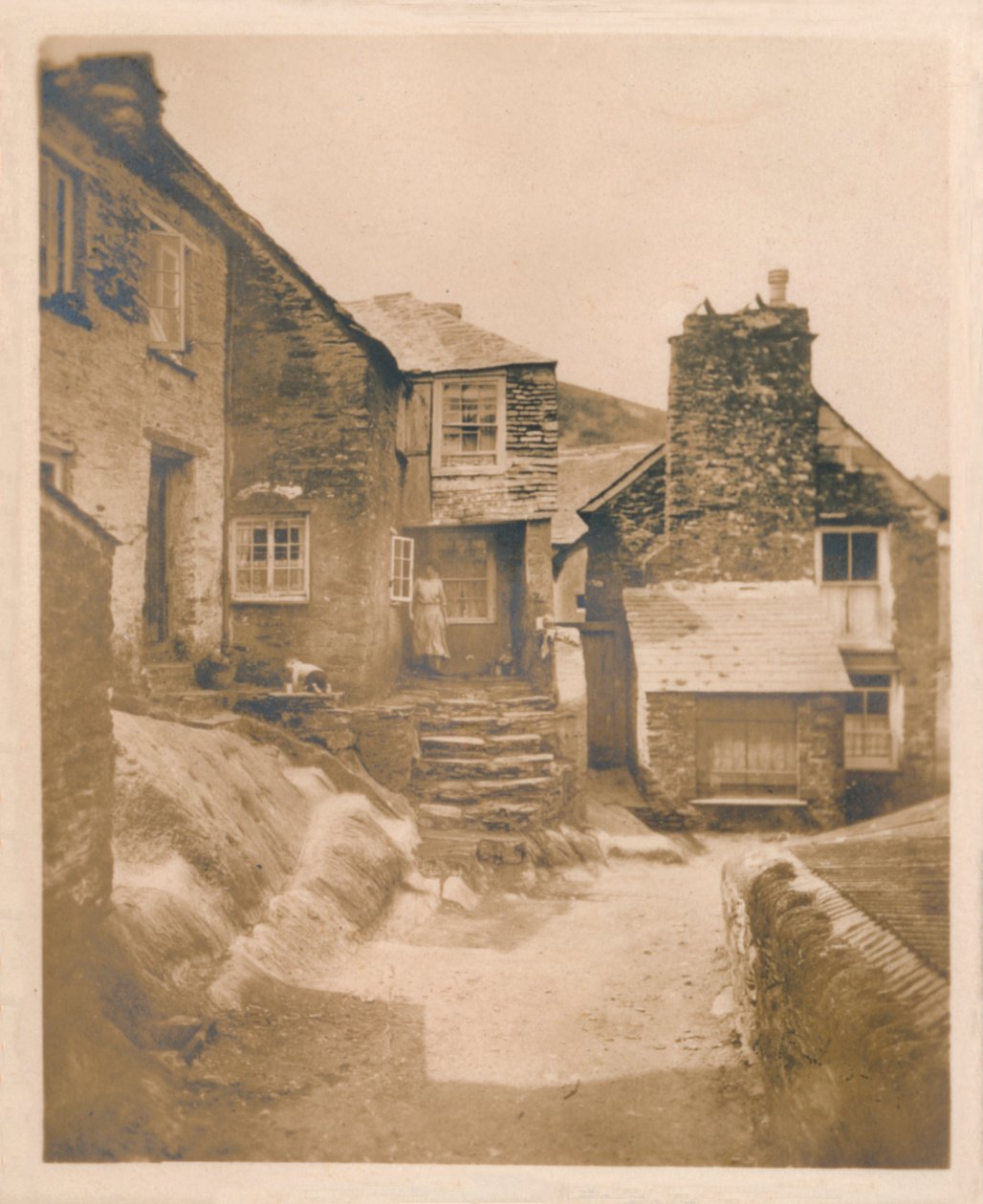 Old Smugglers House - Polperro, 1927 af Unbekannt