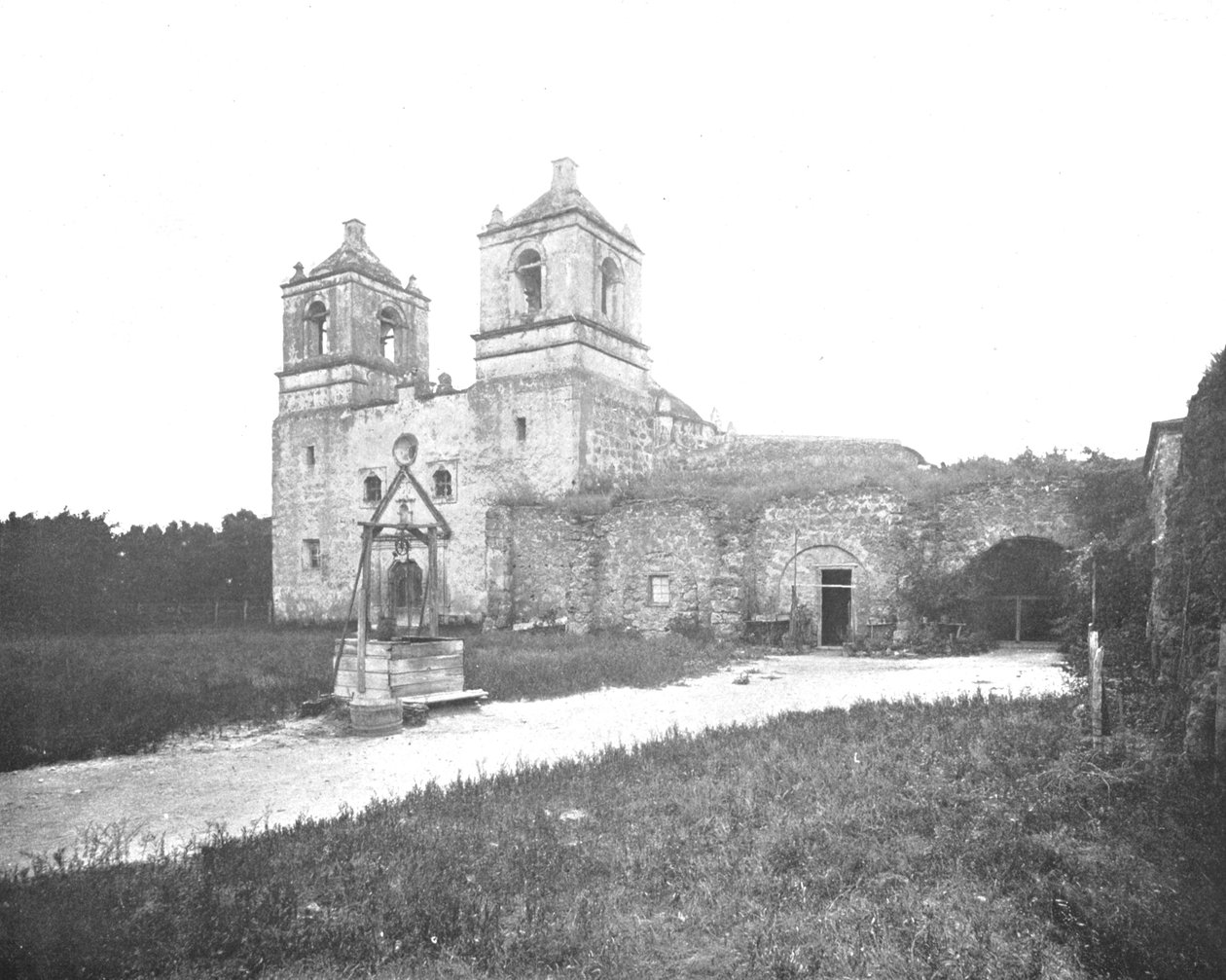 Old Spanish Mission, San Antonio, Texas, USA, c1900. af Unbekannt