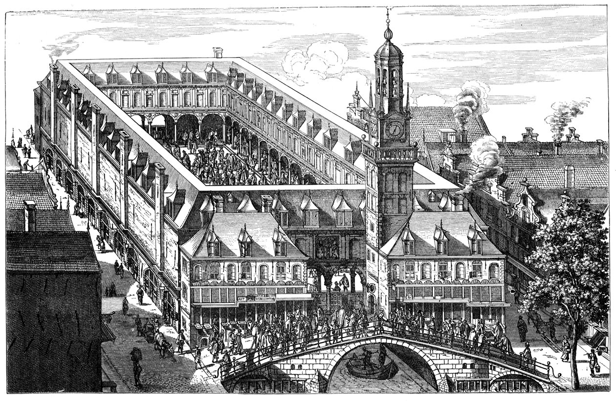 Old Stock Exchange, Amsterdam, Holland af Unbekannt
