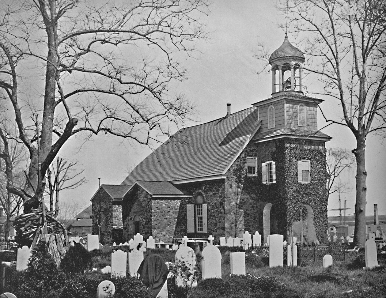 Old Swedes Church, Wilmington, Del, c1897. af Unbekannt