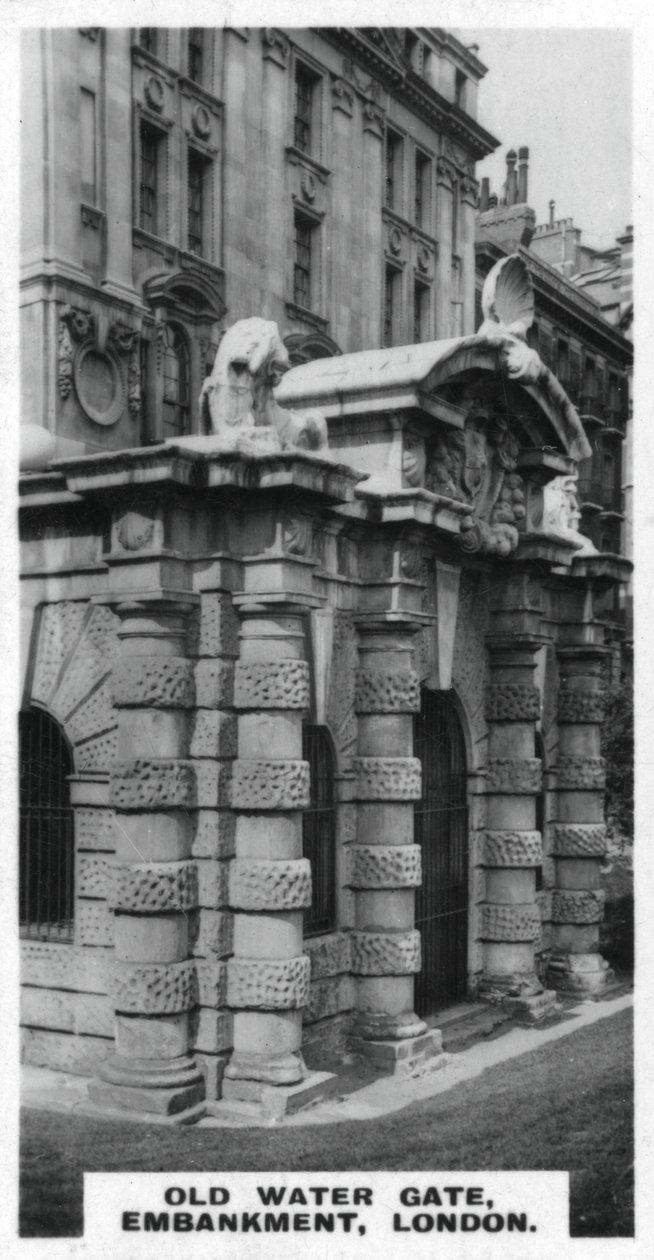 Old Water Gate, Embankment, London, c1920