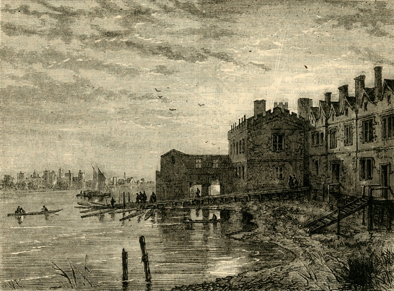 Old Whitehall Stairs, 1881. af Unbekannt