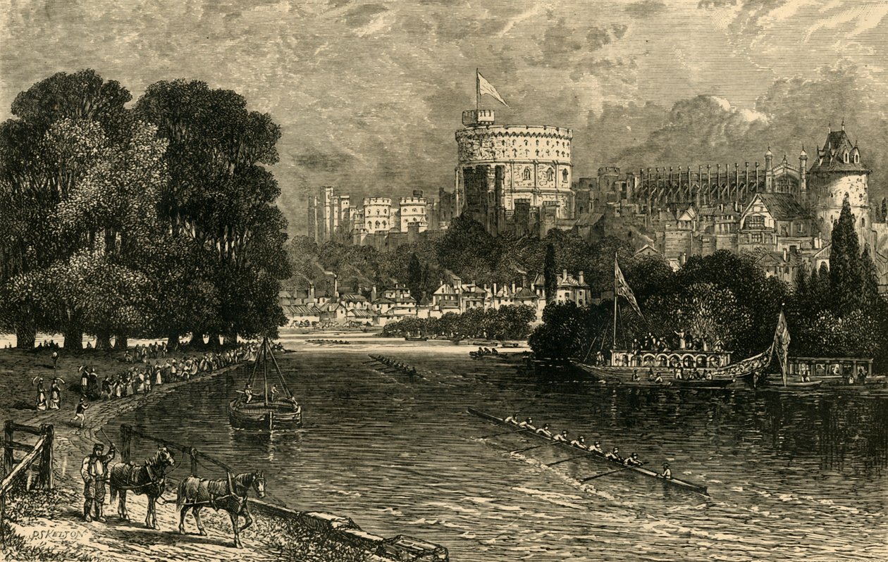 Old Windsor den fjerde juni, 1881. af Unbekannt