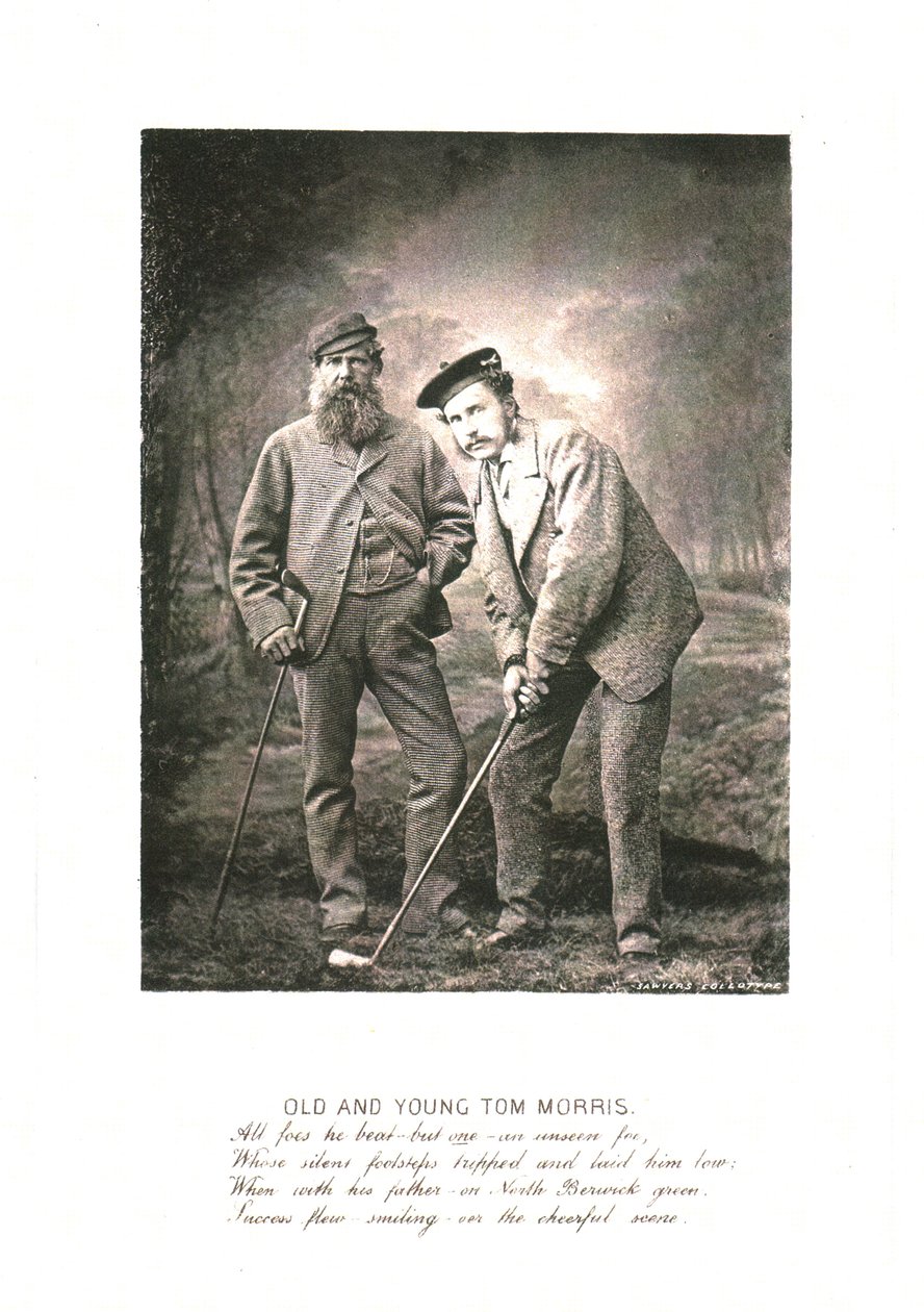 Gamle og unge Tom Morris, c1870 af Unbekannt