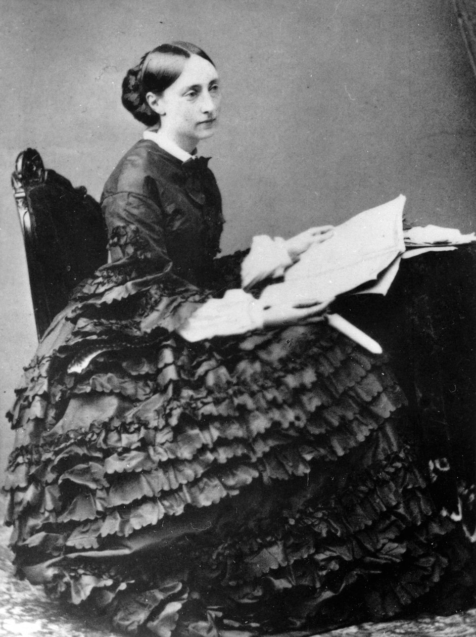 Olga Nikolaevna, dronning af Württemberg, c1860-c1867 af Unbekannt