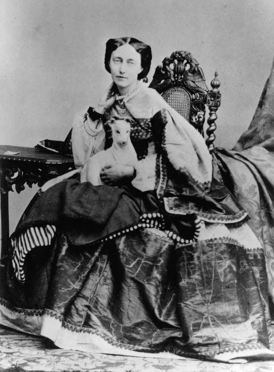 Olga Nikolaevna, dronning af Württemberg, c1860-c1867 af Unbekannt