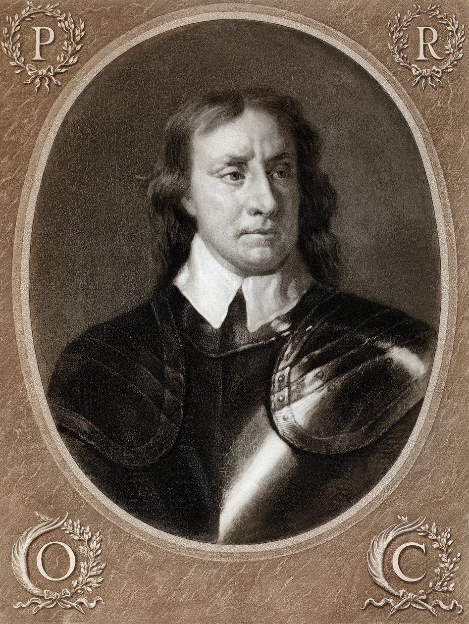 Oliver Cromwell, 1599-1658, engelsk militærleder og politiker, 1657, 1899 af Unbekannt