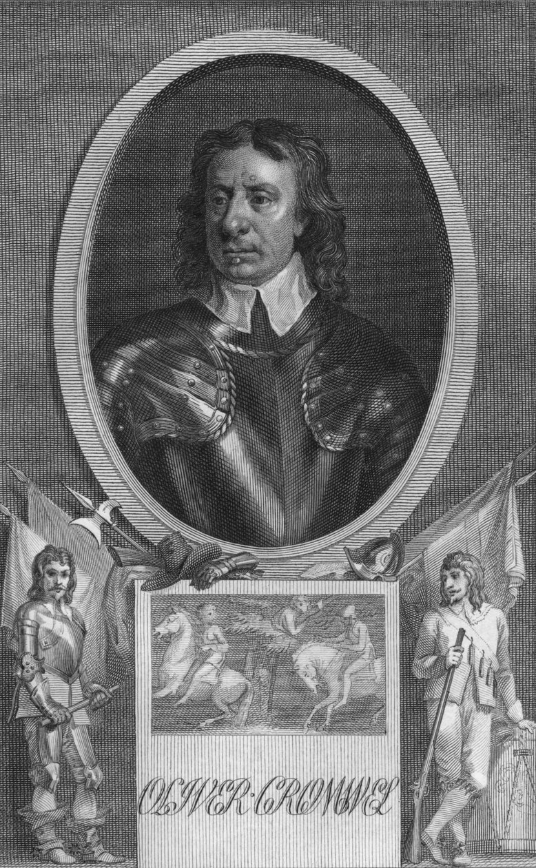 Oliver Cromwell, 1789 af Unbekannt