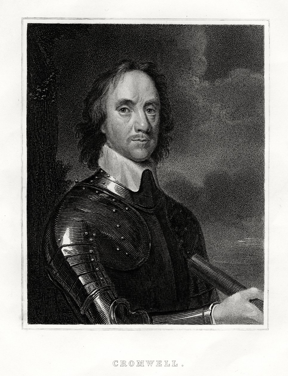Oliver Cromwell, 1860 af Unbekannt