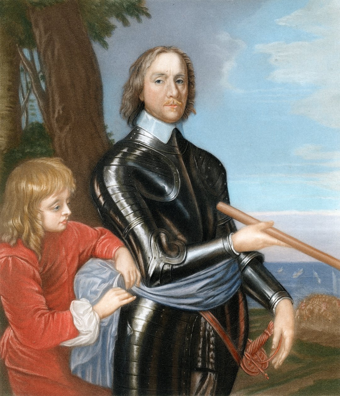 Oliver Cromwell, engelsk militærleder og politiker, 1649, 1899 af Unbekannt