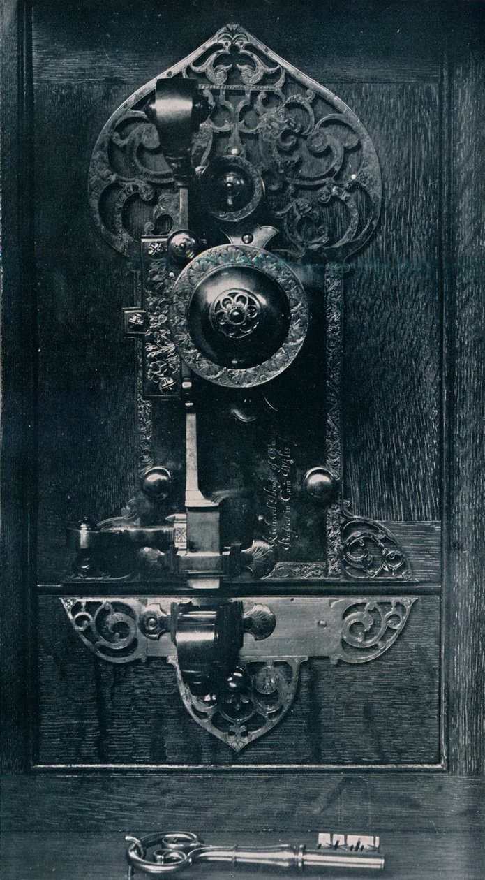 Oliver Cromwells Portable Steel Lock, c1600-tallet, 1904 af Unbekannt