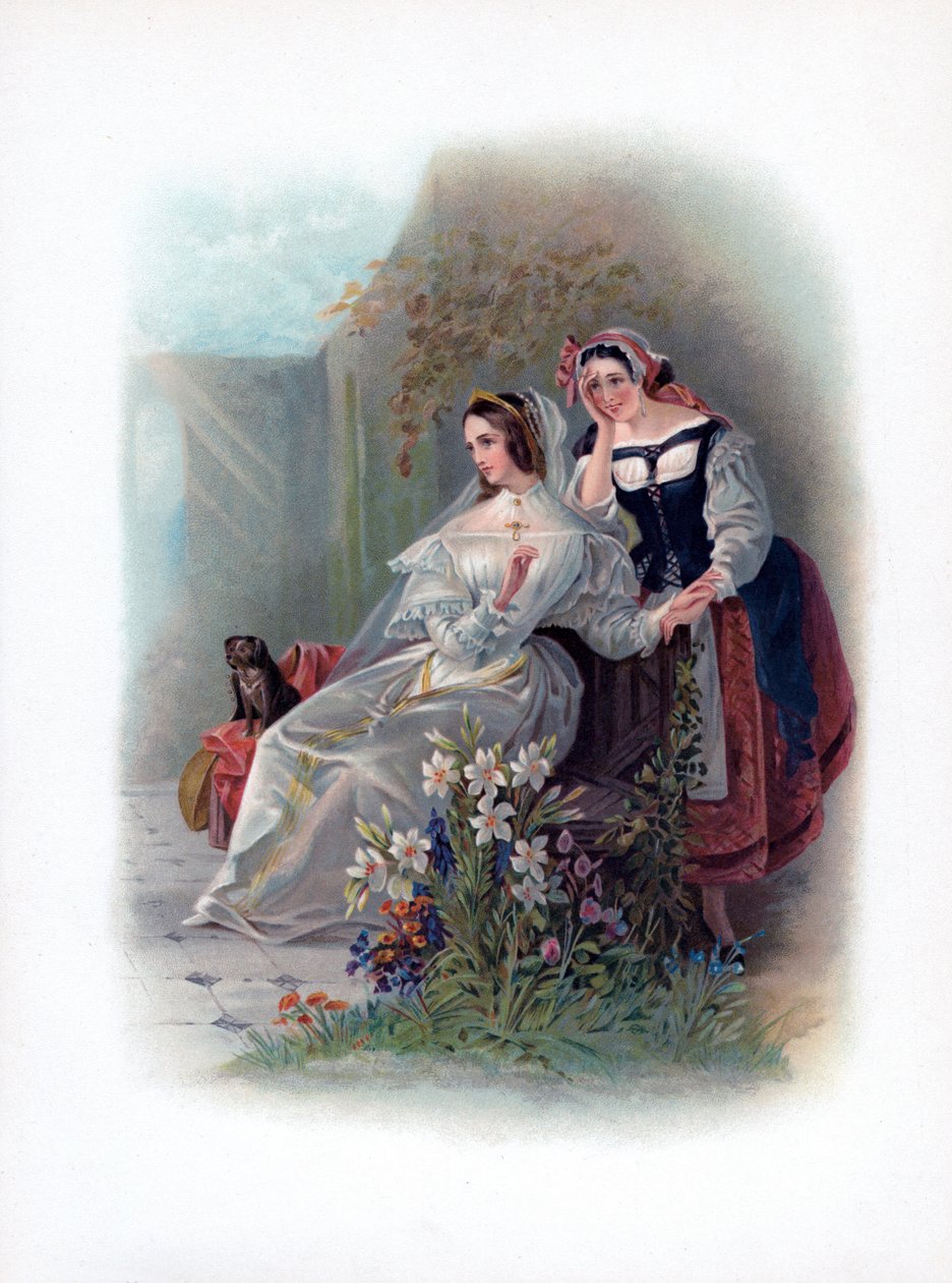 Olivia og Maria, 1891 af Unbekannt