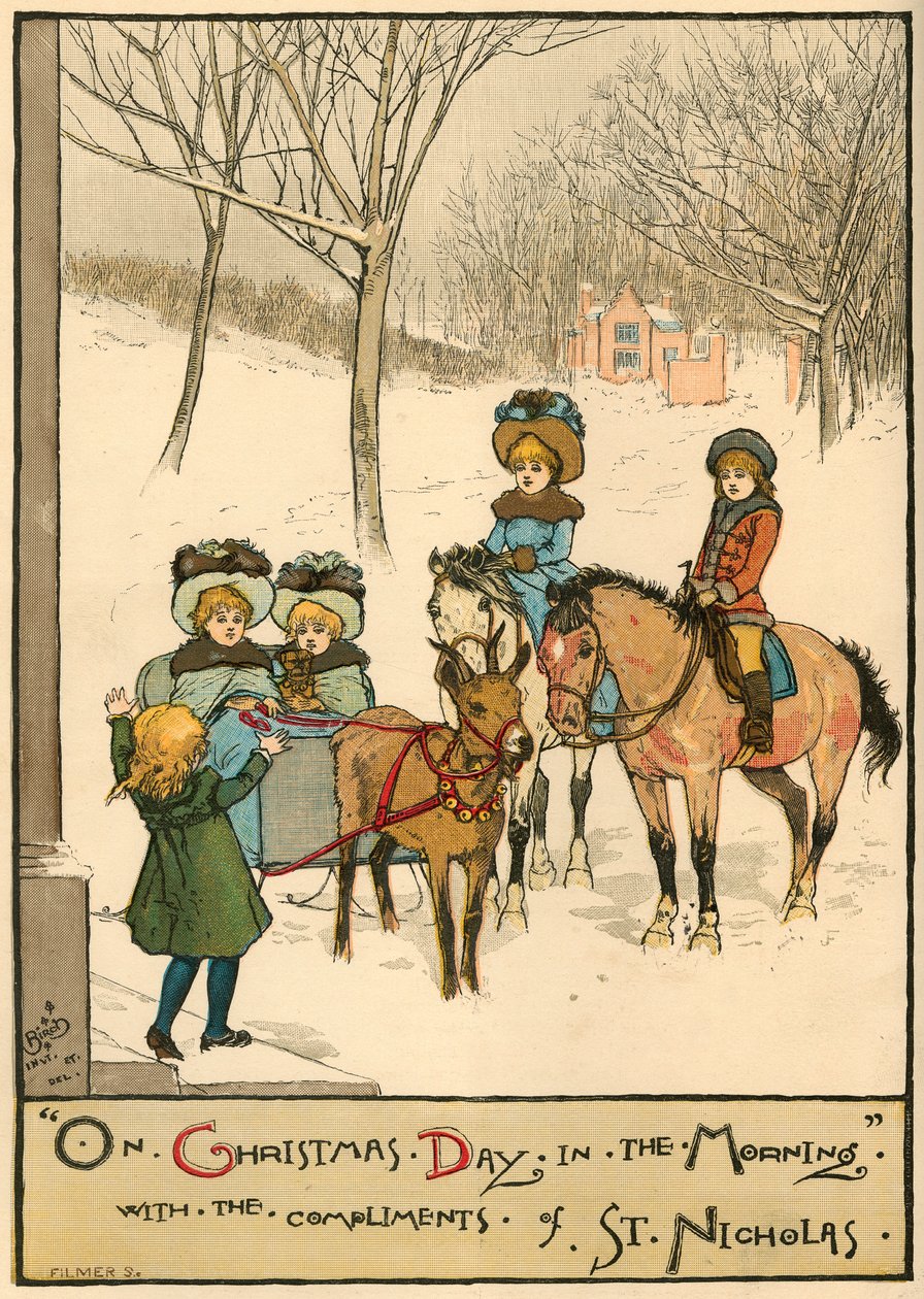 Juledag om morgenen med St. Nicholas