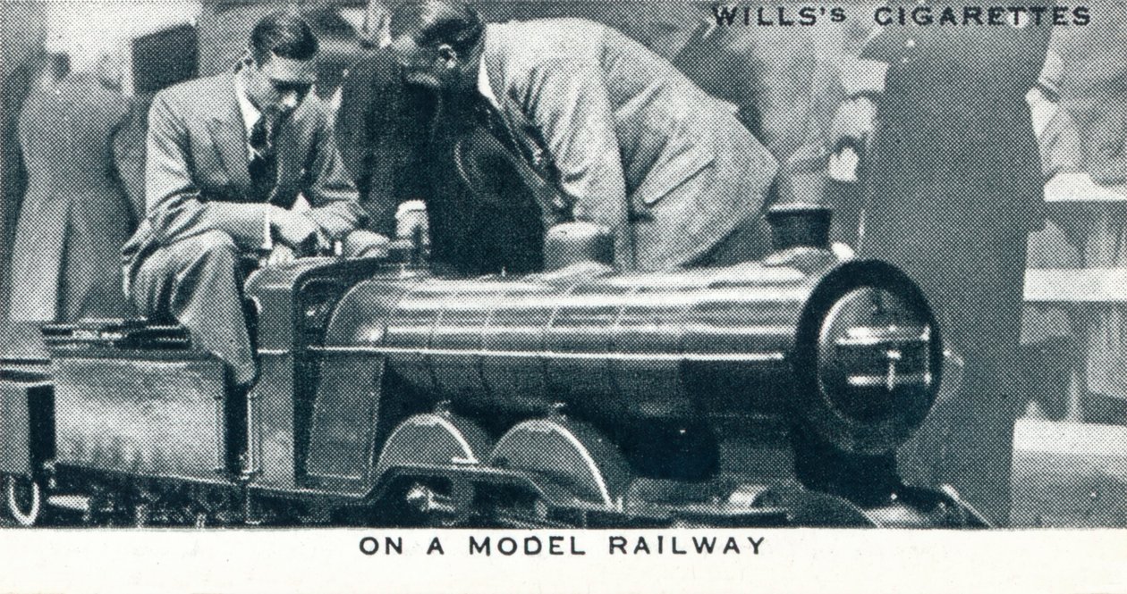 På en modeljernbane, 1925 1937 af Unbekannt