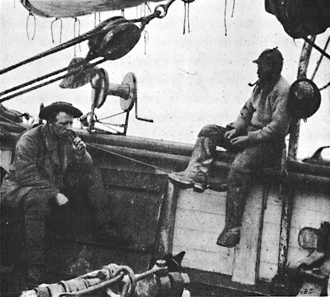 På bagdækket af Fram oktober 1894, 1894 1897 af Unbekannt