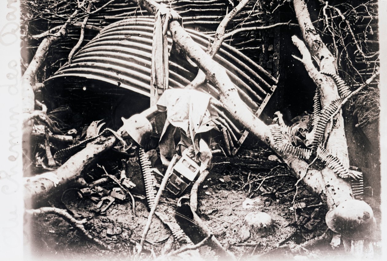 På Chemin des Dames, det nordlige Frankrig, c1914-c1918 af Unbekannt
