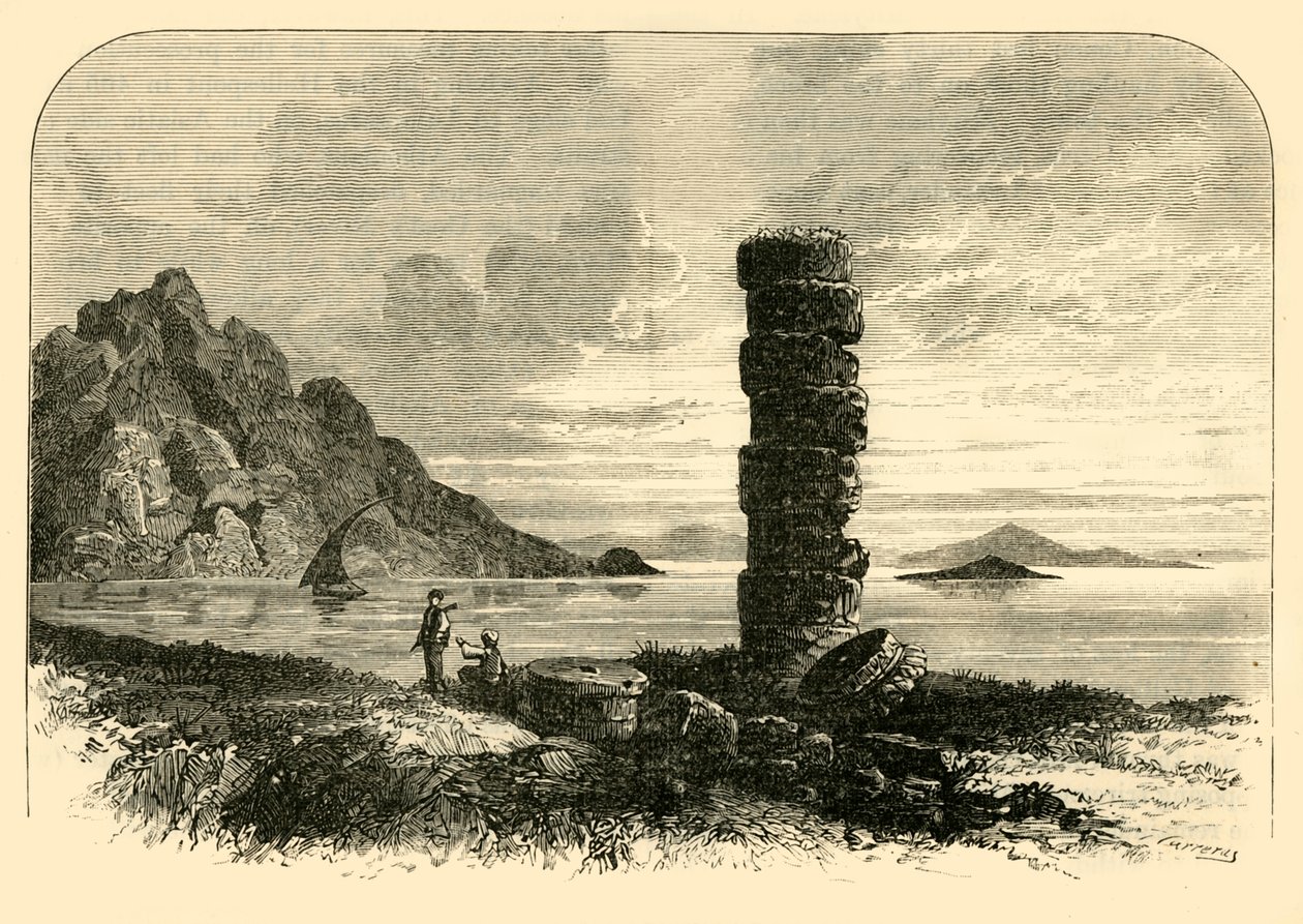 På Samos kyst, 1890. af Unbekannt