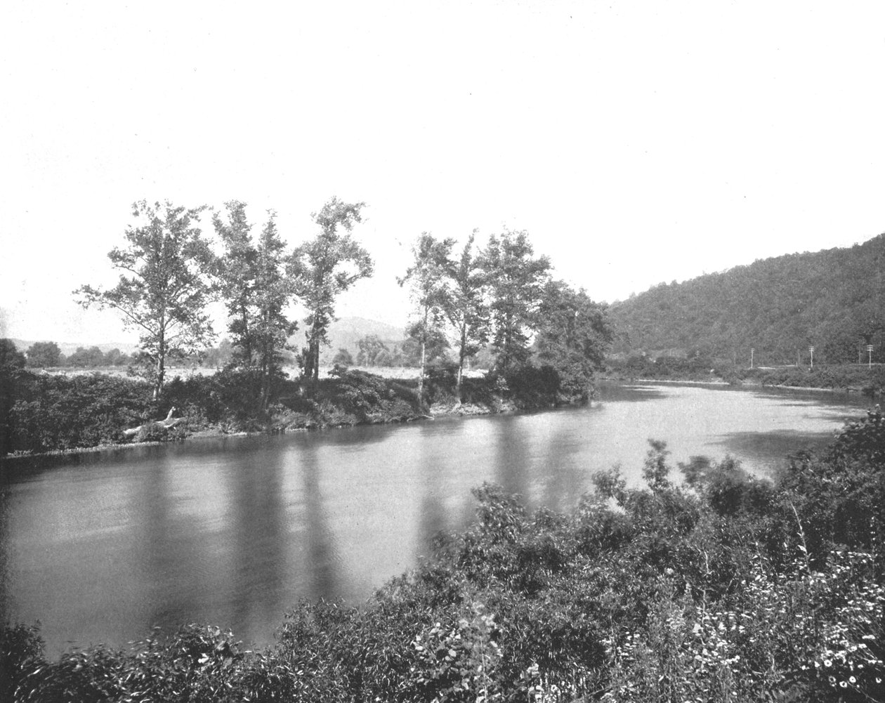 På Conemaugh, nær New Florence, Pennsylvania, USA, c1900. af Unbekannt