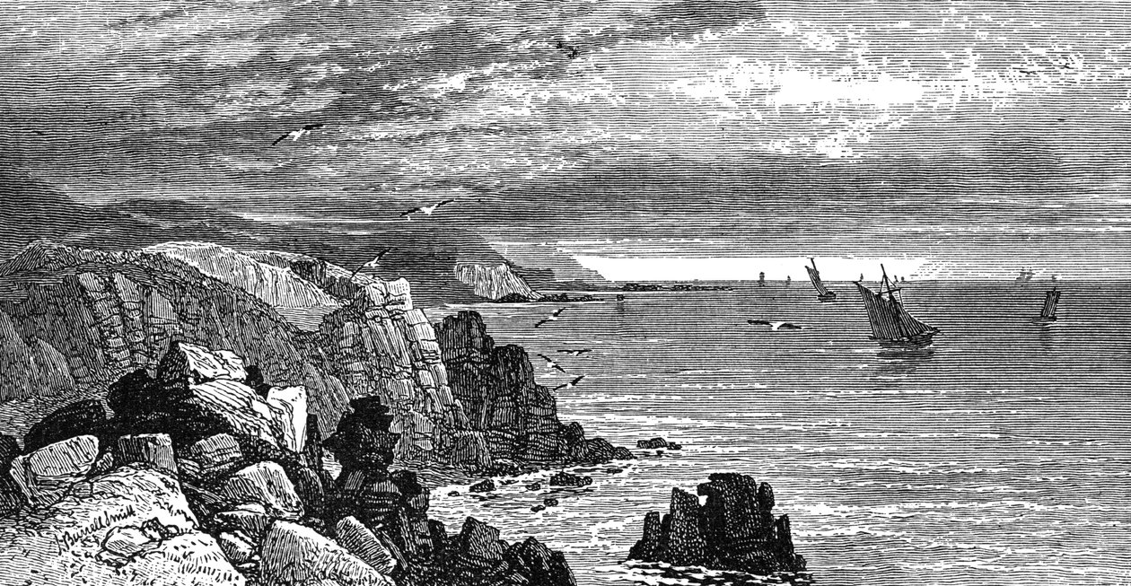 På den korniske kyst, 1900 af Unbekannt